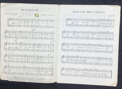 Vtg Songbook, Sacred Songs and Spirituals, 1965 – ships free