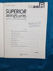 Superior Arrangements Christmas Season All Organs Charles Hansen Music book