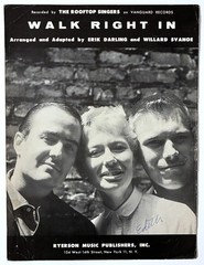 1963 THE ROOFTOP SINGERS « WALK RIGHT IN » SHEET MUSIC – FOLK SONG