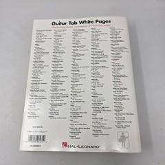 Hal Leonard Guitar Tab White Pages Songbook Phone Book Style 1000 Songs