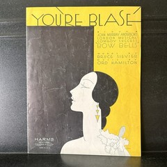 You’re Blade Piano Voice Sheet Music Harms Bruce Sievier Ord Hamilton 1932