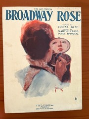 Broadway-themed sheet music collection – 5 different ones