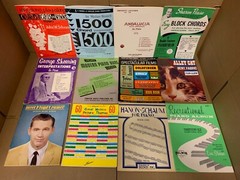 Lot of 10 Music Sheet Choral Lessons Chord Song Guitar Piano Book Set RANDOM Mix