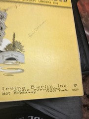 P 9×12 4-pack Sheet Music By IRVING BERLIN