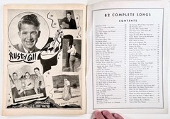 1941 RUSTY GILL Cowboy Songs & Mountain Ballads DELUXE SONG BOOK w/PHOTO PAGES