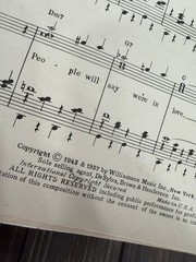 Rodgers & Hammerstein Show Tunes Baldwin Organ Songbook 1957
