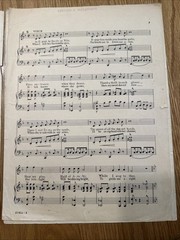 Vintage “ZOMA” Fox Trot And Song Sheet Music, 1920