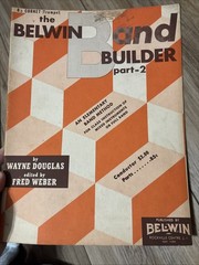 VTG Clarinet Music Books Lot of 3 Belwin Band Builder B Flat Cornet Part 1 2 3