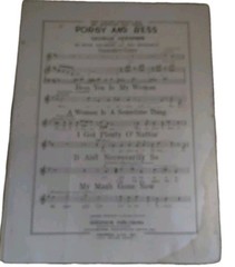 Sheet Music Porgy & Bess by George Gershwin- Two Darkey Songs by G. Schirmer
