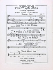 A Woman Is A Sometime Thing Sheet Music Porgy And Bess Sidney Poitier 1959 Film
