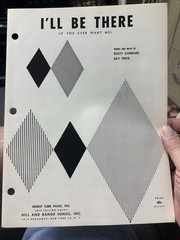 B ‘53 RAY PRICE Sheet Music I’ll Be There