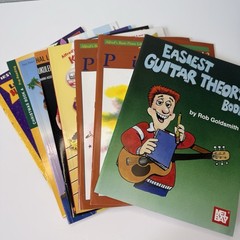 Music Instruction Book Lot Piano Guitar Ukulele Harmonica Disney Alfred
