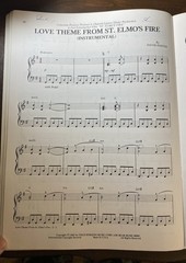 Vintage Movie Songbook Lot 1986-1988 Piano Sheet Music 80s Soundtrack Top Gun