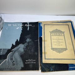 Sheet Music 1916-1920 Lot Of 9 With Bonus 1908 Italian/english Songbook