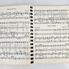 Silver Book Of Songs Accompaniment Piano Vocal Choir Songbook Music 1935 Vintage