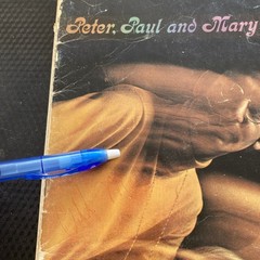 Vtg Peter paul and mary late again Guitar Vocal song book Sheet Music Notation
