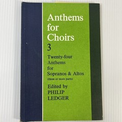 Anthems for Choirs Vol 1 2 3 and 4 Lot 4 Religious Choral Vocal Music Book