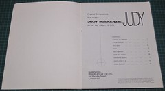 Judy – Judy MacKENZIE – Key Album KL 005 – 1970 Bradbury Wood – 32 Pages