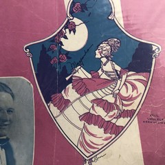 Carolina Moon Gene Austin Vintage Sheet Music New York USA Broadway