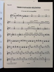 Guitar Trio Sheet Music – Levesque Trois Paysages Selenites – 3 Guitars DZ3869