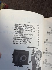 Vintage Multiplication Rock Words Chords Music Book School House Rock ABC 1974