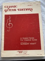 Vintage Classic Guitar Editions Grade 3 Norbert Kraft Sheet Music Song Book