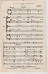 JEAN 1969 Sheet Music from the 20th Century-Fox Film by Rod McKuen Harry Dexter