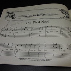 Vintage Christmas Carol Book For Children by Thomas Music Co. 1952