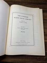 Scribner Radio Music Library (1946) Volume 9: Piano and Vocal