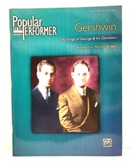Popular Performer Gershwin The Songs of George & Ira Gershwin Book