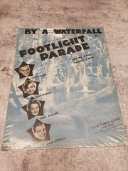 By A Waterfall 1933 Footlight Parade James Cagney Dick Powell Sheet Music