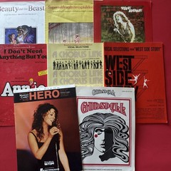 Broadway Show Tunes Sheet Music Vocal Piano Book Lot Comedy Musicals Vocals