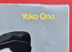 John Lennon Yoko Ono Woman Sheet Music Piano Vocal Guitar 1981 Lenono USA SELLER
