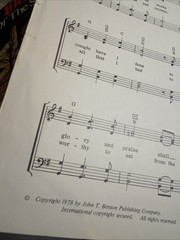 Dottie Rambo Sheet Music I Will Glory In The Cross 1978 Southern Gospel Good