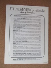 VTG 1974 sheet music solo: « Annie&rsquo;s Song » by John Denver, Cherry Lane Music, VG!