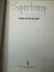 Supertramp, Crime Of The Century, Songbook, 1977