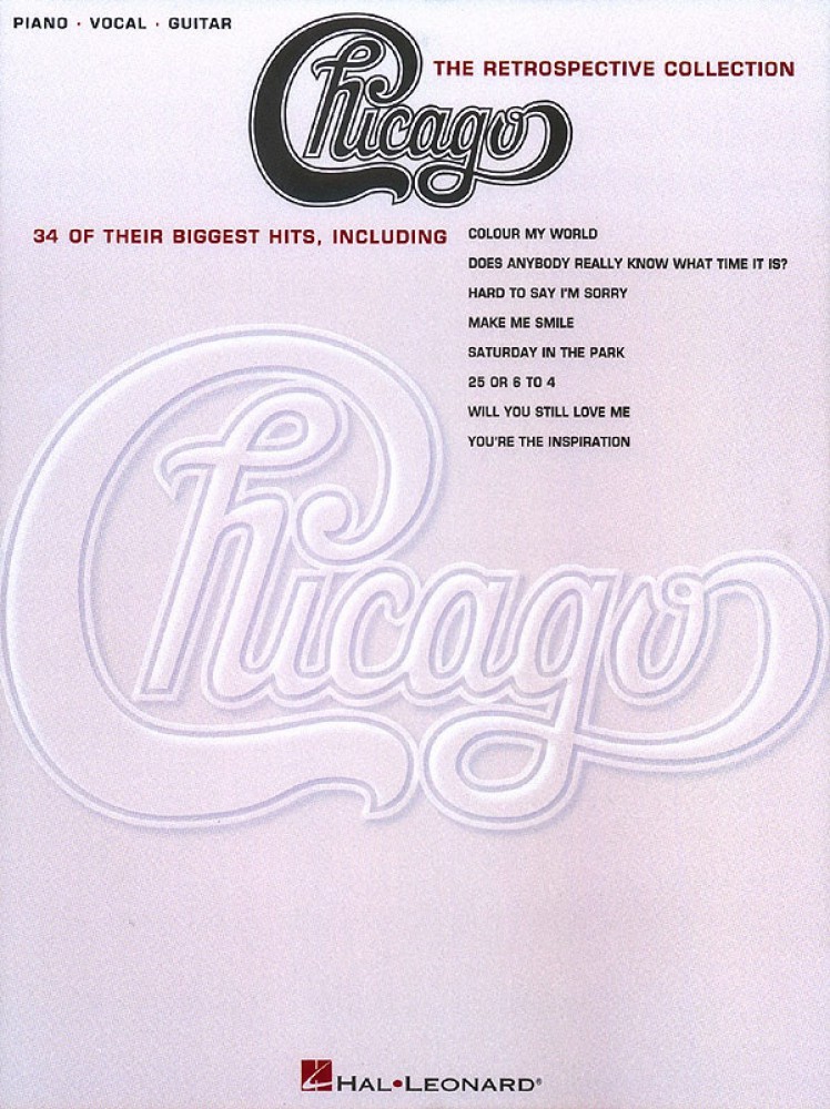 Chicago The Retrospective Collection Sheet Music Piano Vocal Guitar 000306124