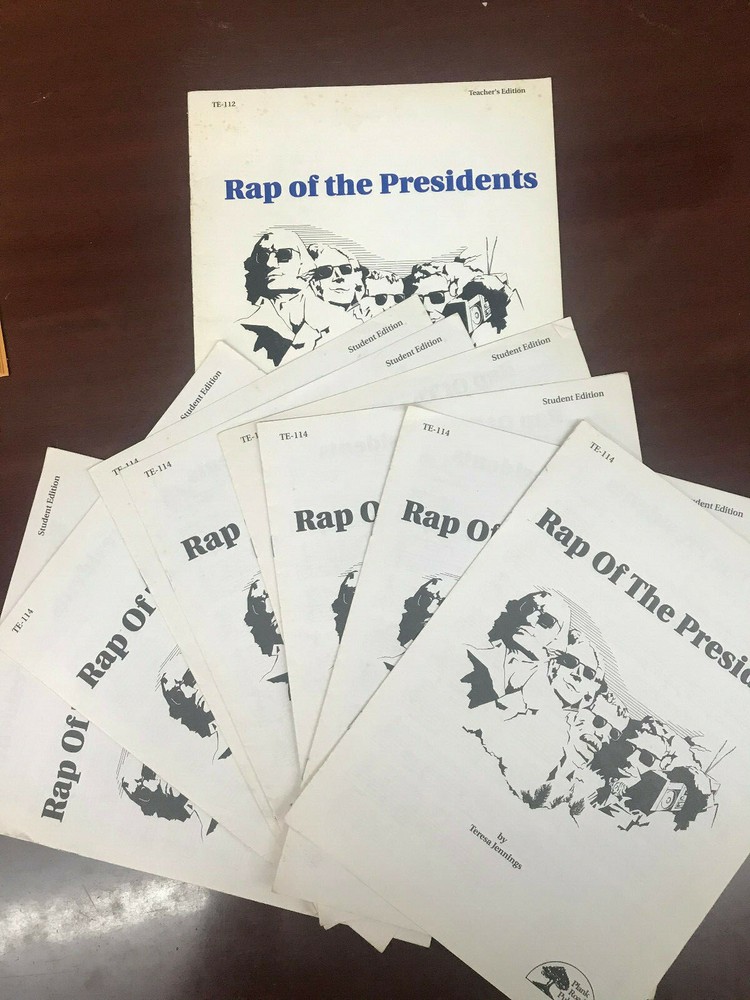 Rap of the President Teacher&rsquo;s Edition By Teresa Jennings & 7 Student Books LOT