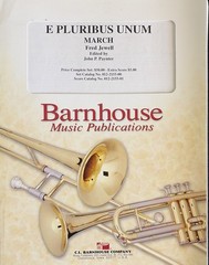 E Pluribus UNUM March Concert Band Sheet Music Complete Scores & Parts Jewell