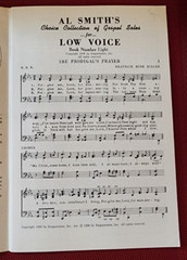 1956 Singspiration LOW VOICE #8 Eight Gospel Music Songbook Baritone Alto Solos