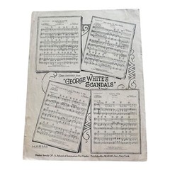 Lucky Day George Whites Scandals Sheet Music Ray Henderson De Sylva Brown 1926