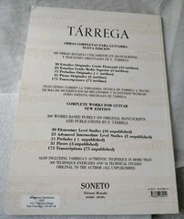 Fransisco Tarrega, 35 Preludes Original Classical Guitar Solo Sheet Music