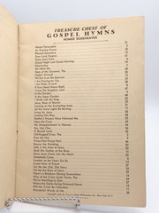 Gospel Hymns Sheet Music Song Book1938 Treasure Chest Of Homer Rodeheaver