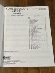 1988 Contemporary Gospel Favorites Arranged by Steve Millikan-Piano Solos