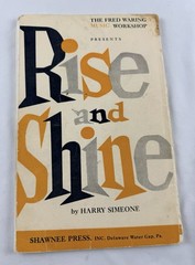 Rise and Shine Harry Simeone Two Part Choral Sheet Music Book Shawnee Press 1960