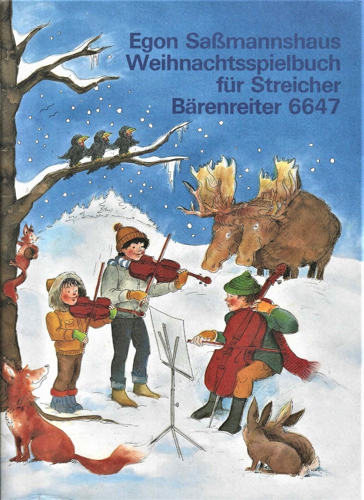 String Quartet Book Egon SaBmannshaus Weihnachtsspielbuch fur Streicher 32 pages