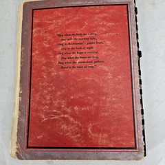 Silver Book Of Songs Accompaniment Piano Vocal Choir Songbook Music 1935 Vintage