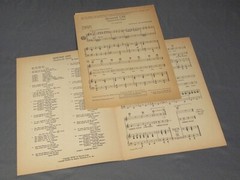 1950 Sheet Music « Sound Off (Duckworth Chant) » Willie Lee Duckworth