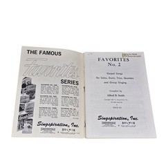 Favorites Volume Two Gospel Songs Vocal Selections Singspiration