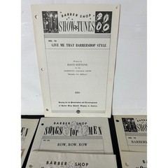 Sheet Music Large Bulk Lot Vintage Barbershop Quartet Harmony Heritage Songs